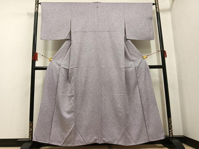平和屋着物●上質な小紋　霞文　正絹　逸品　AABF8729ph