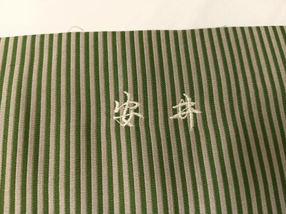 平和屋着物●男性　馬乗り袴　縞　正絹　逸品　AABF8730ph
