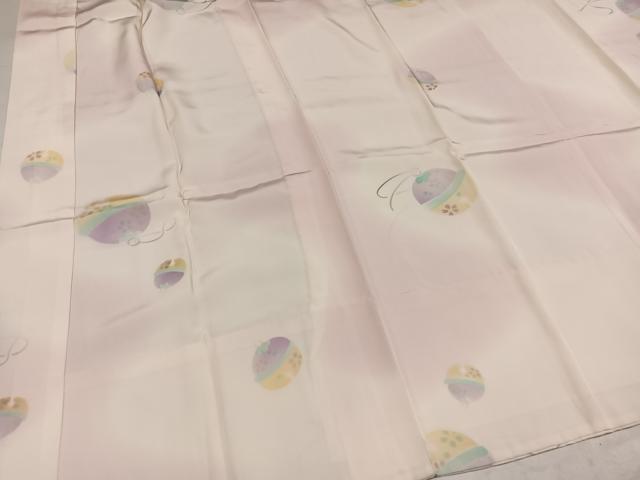 平和屋着物●長襦袢　無双仕立て　鈴　暈し染め　正絹　逸品　AABF8736ph