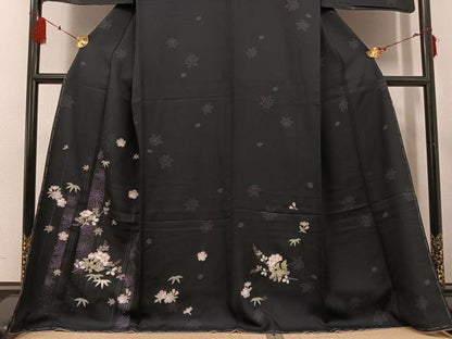 平和屋着物●訪問着　草花文　やまと誂製　正絹　逸品　未使用　AABF8737ph