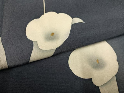 平和屋着物●訪問着　草花文　カラー　暈し染め　正絹　逸品　未使用　AABF8747ph