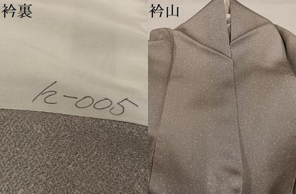 平和屋着物●国際的伝統工芸作家　十二代・藤林徳扇　苑寿 　訪問着　苑寿　流水　暈し染め　銀通し地　正絹　逸品　AABF8752ph