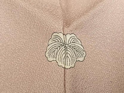 平和屋着物●豪華色留袖　寿光織　宮廷桜蘭図　胡蝶蘭　暈し染め　金銀糸　正絹　逸品　AABF8763ph
