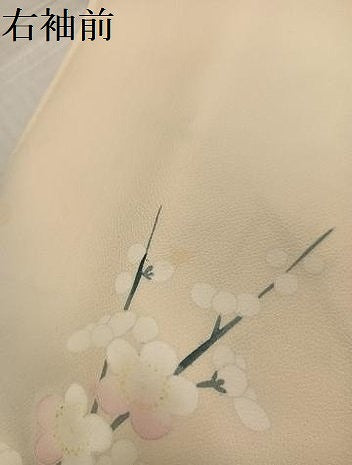 平和屋着物●訪問着　草花文　暈し染め　正絹　逸品　AABF8765ph