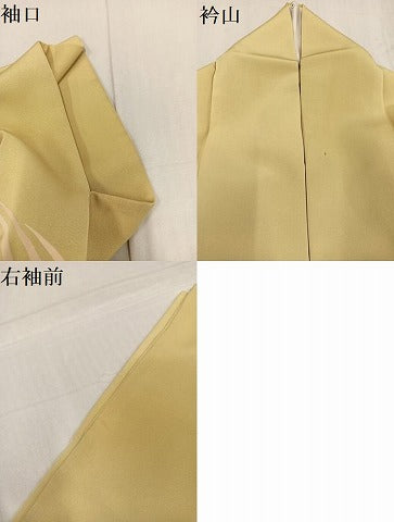 平和屋着物●訪問着　駒刺繍　星　草花文　金彩　ますいわ屋扱い　正絹　逸品　AABF8766ph
