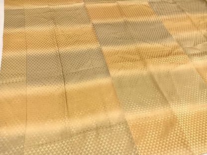 平和屋着物●長襦袢 無双仕立て 鱗地紋 暈し染め 正絹 逸品 未使用 AABF8767ph