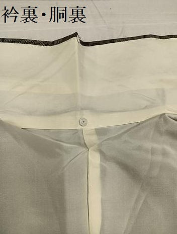 平和屋着物●本場大島紬　カタス9マルキ　人物花文　正絹　逸品　未使用　AABF8772ph