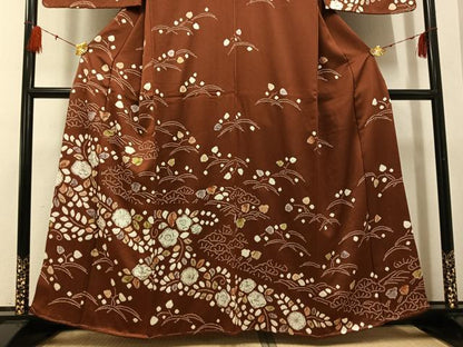 平和屋着物●訪問着　辻が花　絞り　正絹　逸品　未使用　AABF8774ph
