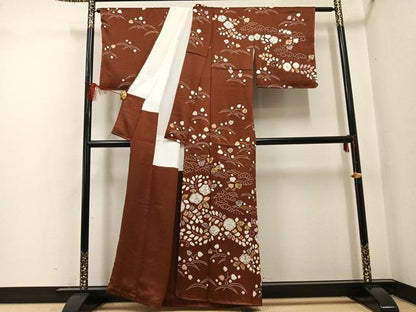平和屋着物●訪問着　辻が花　絞り　正絹　逸品　未使用　AABF8774ph