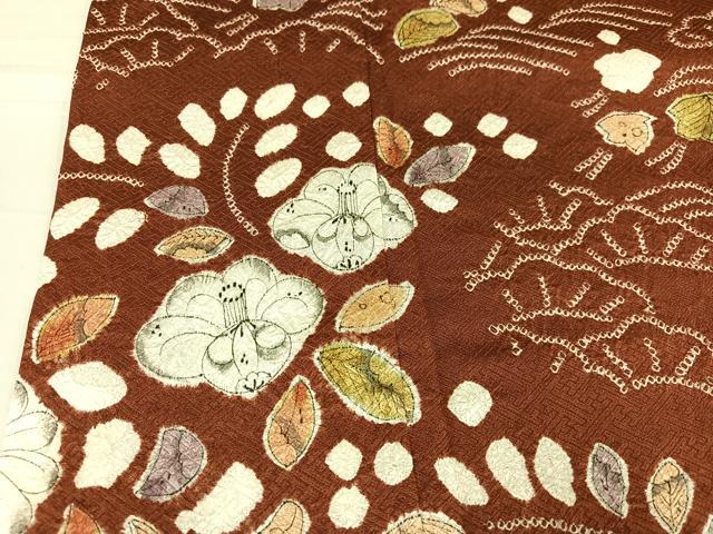平和屋着物●訪問着　辻が花　絞り　正絹　逸品　未使用　AABF8774ph