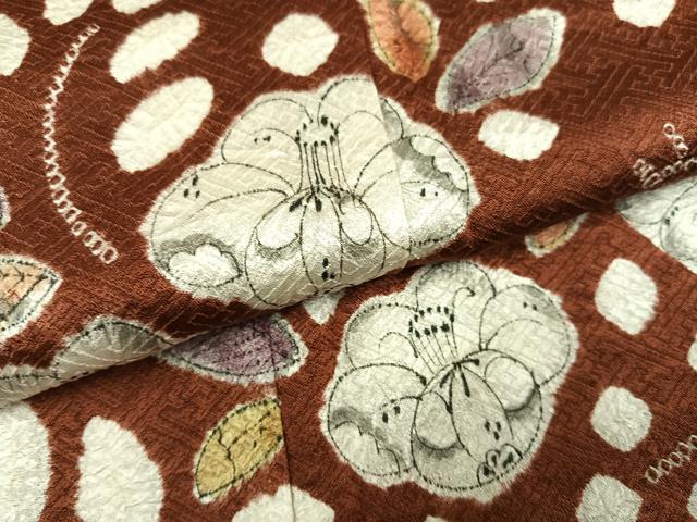 平和屋着物●訪問着　辻が花　絞り　正絹　逸品　未使用　AABF8774ph