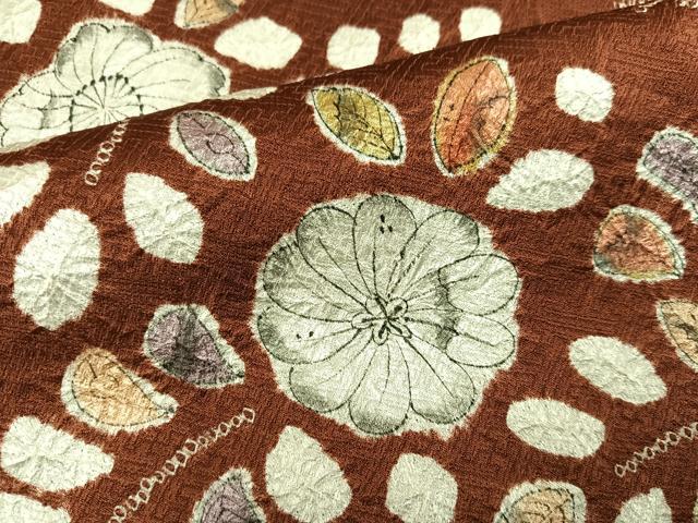 平和屋着物●訪問着　辻が花　絞り　正絹　逸品　未使用　AABF8774ph