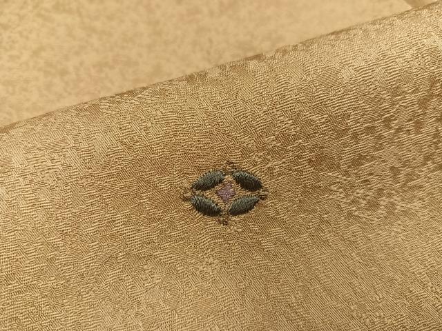 平和屋着物●上質な小紋　刺繍　宝尽くし　金糸　正絹　逸品　AABF8785ph