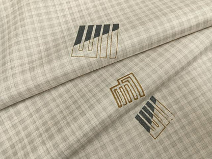 平和屋着物●本場大島紬　染大島　源氏香　正絹　逸品　AABF8792ph