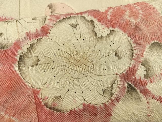 平和屋着物●訪問着　辻が花　絞り　正絹　逸品　AABF8796ph