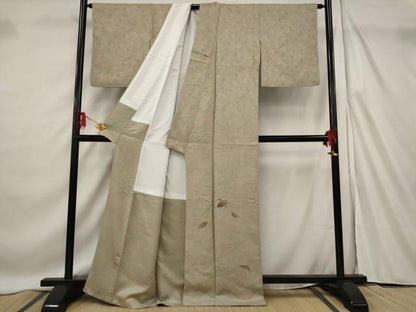 平和屋着物■色留訪問着 作家物 舞葉文 暈し染め 金彩 正絹 逸品 AABF8803st