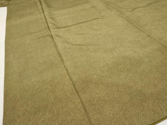 平和屋着物■江戸小紋　池田深光作　鮫小紋柄　正絹　逸品　AABF8819st