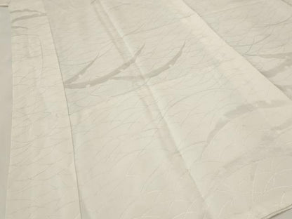 平和屋着物■長襦袢 無双仕立て 雪芝地紋 正絹 逸品 AABF8928st