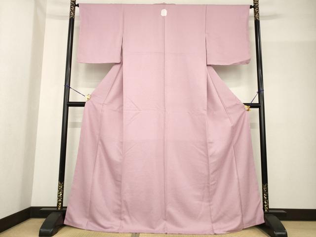平和屋着物●上質な色無地　退紅色　正絹　逸品　未使用　AABF8968ck 平和屋着物○上質な色無地 退紅色 正絹 逸品 未使用 AABF8968ck