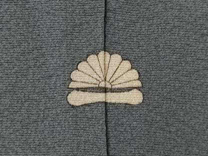 平和屋着物●日本舞踊家 岩井流宗元　岩井友見　訪問着　駒刺繍　扇面松文　金銀彩　正絹　逸品　AABF8971ck