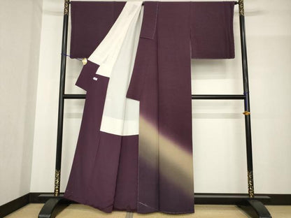 平和屋着物●京都の名門ブランド　銀花仙　色留訪問着　霞文　暈し染め　正絹　逸品　未使用　AABF8976ck