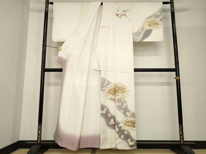 平和屋着物●訪問着　宝尽くし　暈し染め　金彩　正絹　逸品　未使用　AABF8977ck