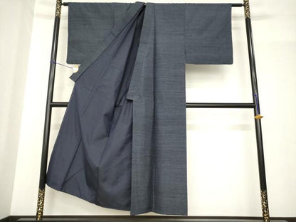 平和屋着物●男性　結城紬　100亀甲　総詰め　正絹　逸品　AABF8979ck