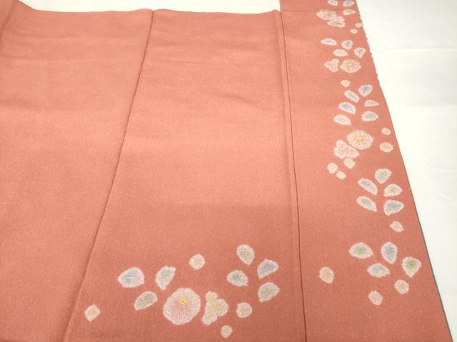 平和屋着物●京友禅の第一人者　松井青々　訪問着　駒刺繍　雪輪重ね花文　金彩　正絹　逸品　AABF8997ck