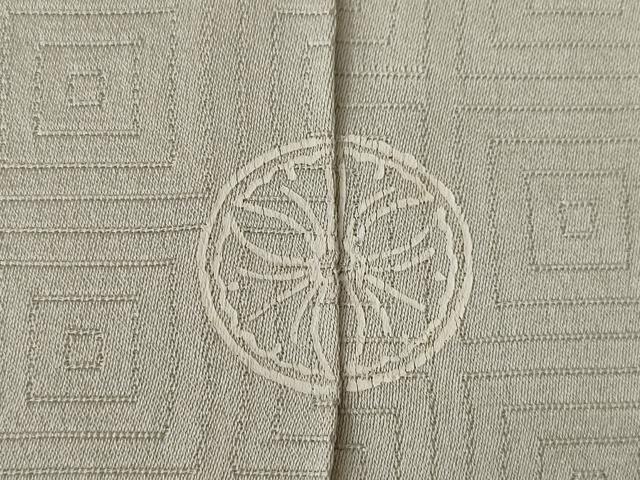 平和屋着物●訪問着　駒刺繍　花蝶文　金彩　正絹　逸品　AABF9020ck