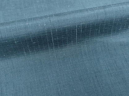 平和屋着物●男性　紬　色無地　鉄御納戸色　正絹　逸品　AABF9022ck