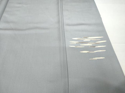 平和屋着物●訪問着　霞文　伊と幸　金彩　反端付き　正絹　逸品　AABF9023ck