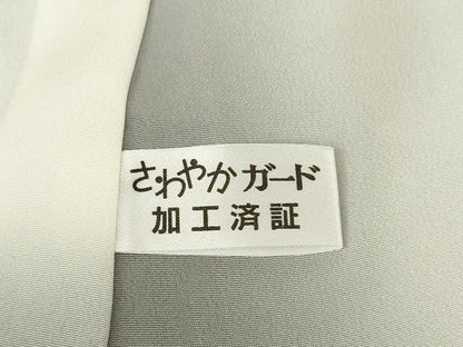 平和屋着物●訪問着　友禅　作家物　枝花丸文　正絹　逸品　未使用　AABF9033ck