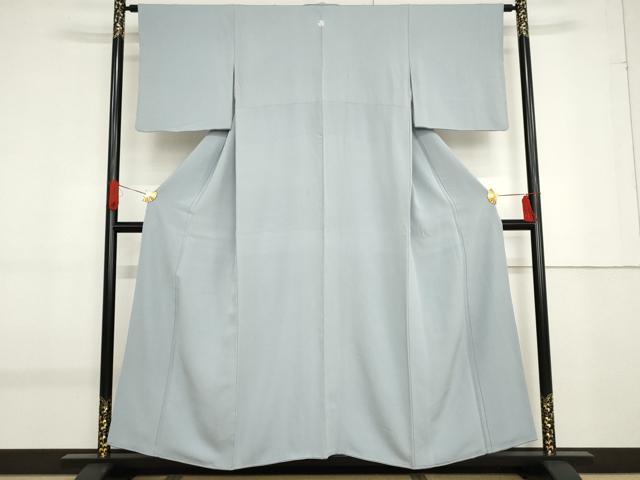 平和屋着物●上質な色無地　淡藤色　正絹　逸品　AABF9044cs