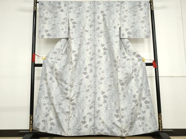平和屋着物●都喜ヱ門 本場大島紬 総絣 カタス7マルキ 蔦の葉文 やまと誂製 藤絹織物謹製 正絹 逸品 AABF9053cs