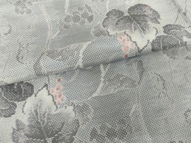 平和屋着物●都喜ヱ門 本場大島紬 総絣 カタス7マルキ 蔦の葉文 やまと誂製 藤絹織物謹製 正絹 逸品 AABF9053cs