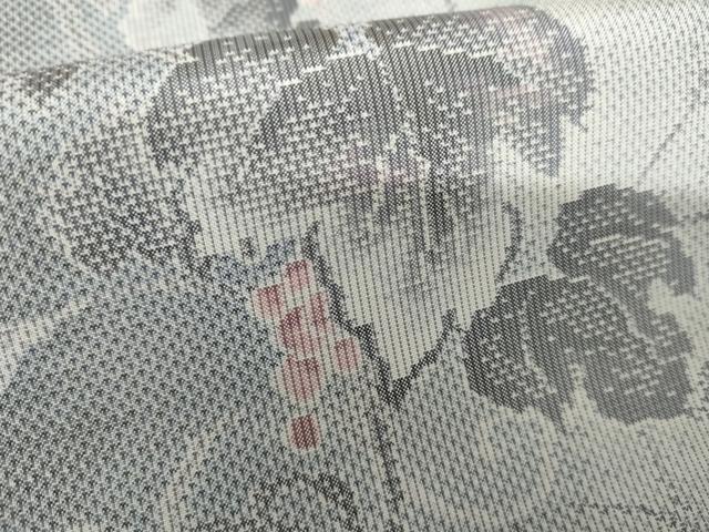 平和屋着物●都喜ヱ門 本場大島紬 総絣 カタス7マルキ 蔦の葉文 やまと誂製 藤絹織物謹製 正絹 逸品 AABF9053cs