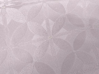 平和屋着物●上質な色無地　七宝地紋　藤色　銀糸　正絹　逸品　AABF9070cs