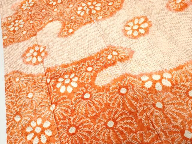 平和屋着物●豪華振袖 総絞り 霞花文 正絹 逸品 AABF9085cs