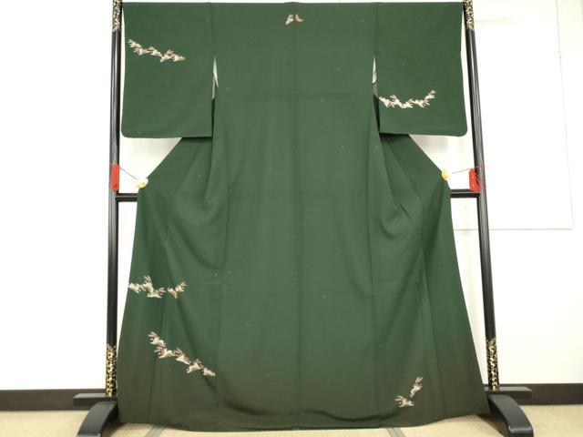 平和屋着物●訪問着　飛び兎　暈し染め　洗える着物　AABF9094cs