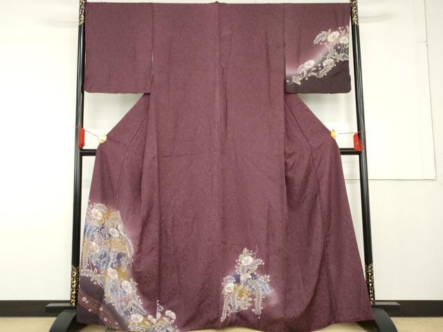 平和屋着物●訪問着 辻が花 暈し染め 正絹 逸品 AABF9095cs
