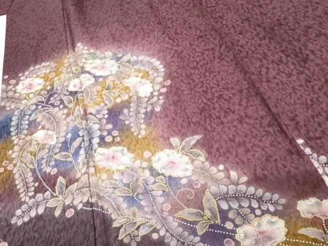 平和屋着物●訪問着 辻が花 暈し染め 正絹 逸品 AABF9095cs