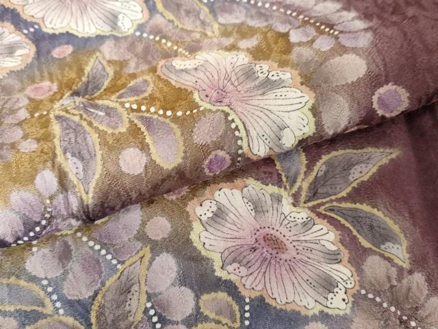 平和屋着物●訪問着 辻が花 暈し染め 正絹 逸品 AABF9095cs