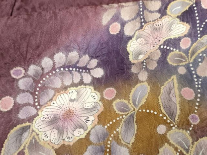 平和屋着物●訪問着 辻が花 暈し染め 正絹 逸品 AABF9095cs