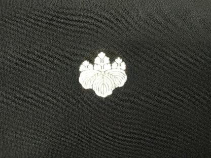 平和屋着物●本貝紫染作家　西山和恆　黒留袖　刺繍　茶屋辻　金糸　色紙付き　正絹　逸品　未使用　AABF9109cs