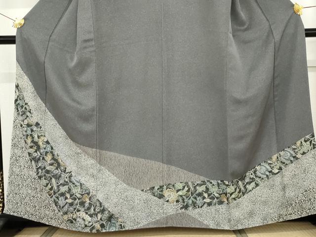 平和屋着物●訪問着　更紗花文　正絹　逸品　AABF9119cs