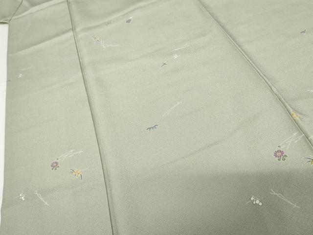 平和屋着物●上質な小紋　四君子　正絹　逸品　AABF9127cs