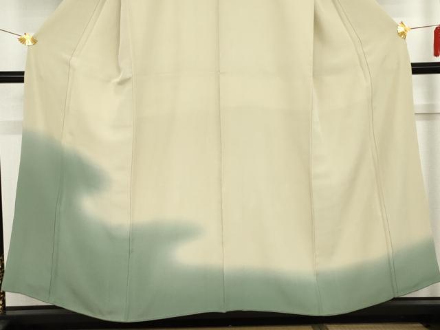 平和屋着物●訪問着　霞文　暈し染め　正絹　逸品　AABF9129cs