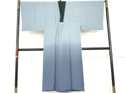 平和屋着物●男性 長襦袢 袷 手描き 虎 トラ 暈し染め 正絹 逸品 AABF9142cs
