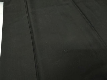 平和屋着物●男性　黒紋付　正絹　逸品　AABF9150cs