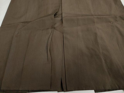 平和屋着物●男性　馬乗り袴　縞　正絹　逸品　AABF9152cs